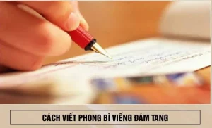 viết phong bì đi viếng đám ma